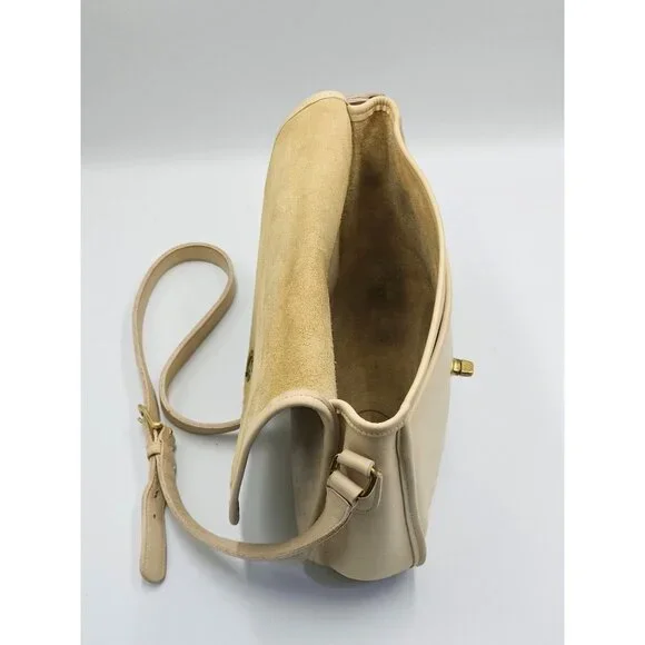 Vintage Coach Women's Bone Leather City Bag 9790 Crossbody Shoulder Bag 2419 - Picture 10 of 13